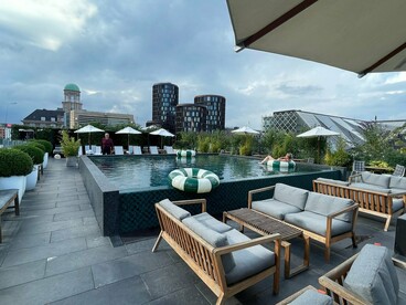 Nimb Hotel is a luxury five-star boutique hotel located inside Tivoli Gardens in Copenhagen, Denmark, occupying a historic 1909 building with distinctive Neo-Mudéjar architecture