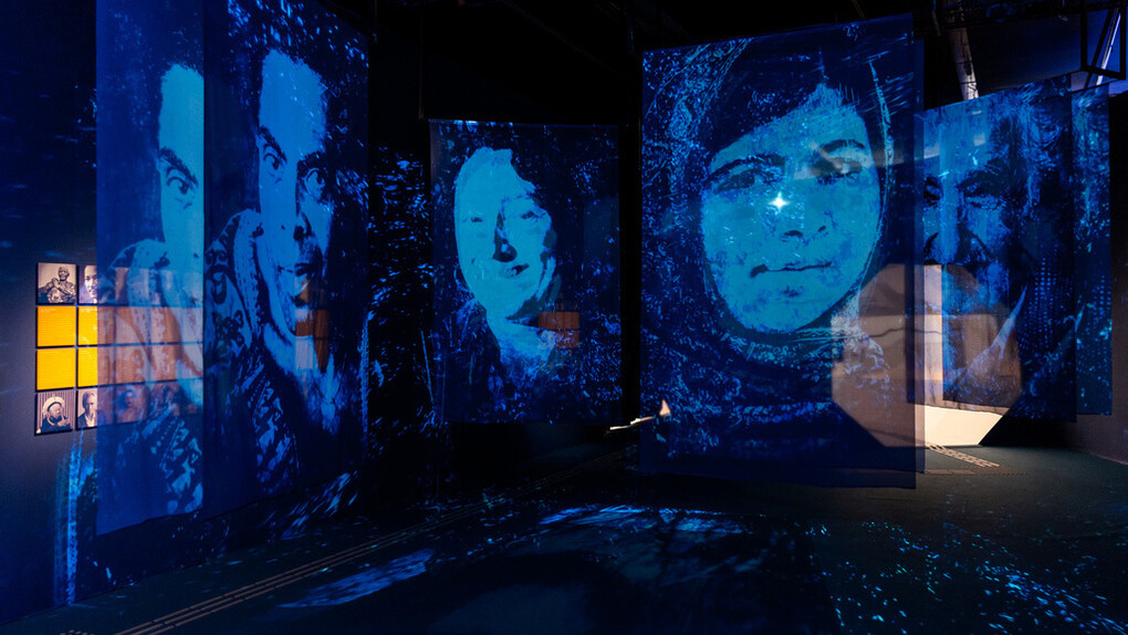 Sonhos. História, ciência e utopia, vista da exposição. Cortesia do Museu do Amanhã