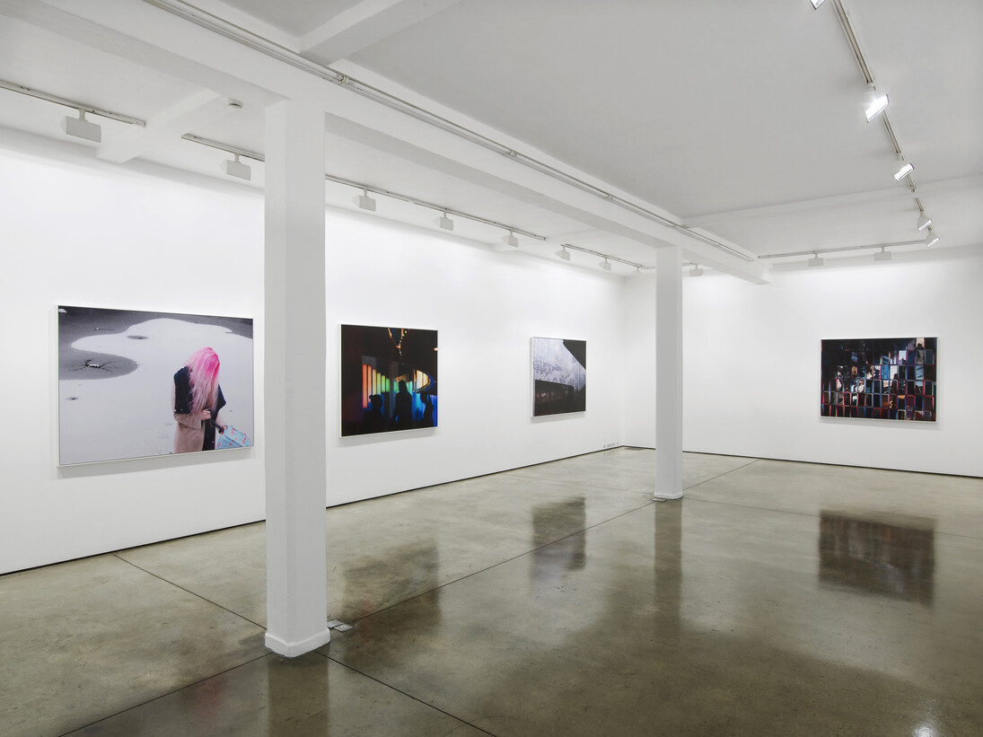 Hannah Starkey, exhibition view: Maureen Paley, London, 2015

