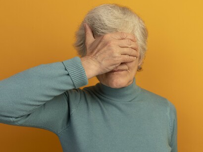 The emotional and psychological impact of Alzheimer’s is reflected in expressions of disorientation and distress