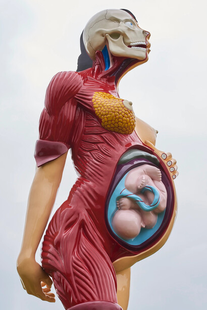 Damien Hirst, The virgin mother (detail), 2005-2006. Courtesy of YSP Gallery
