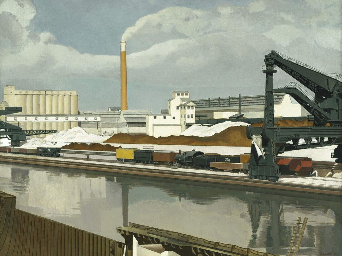 “American Landscape” (1930) by Charles Sheeler