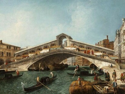Antonio Canal detto Canaletto, il Ponte di Rialto