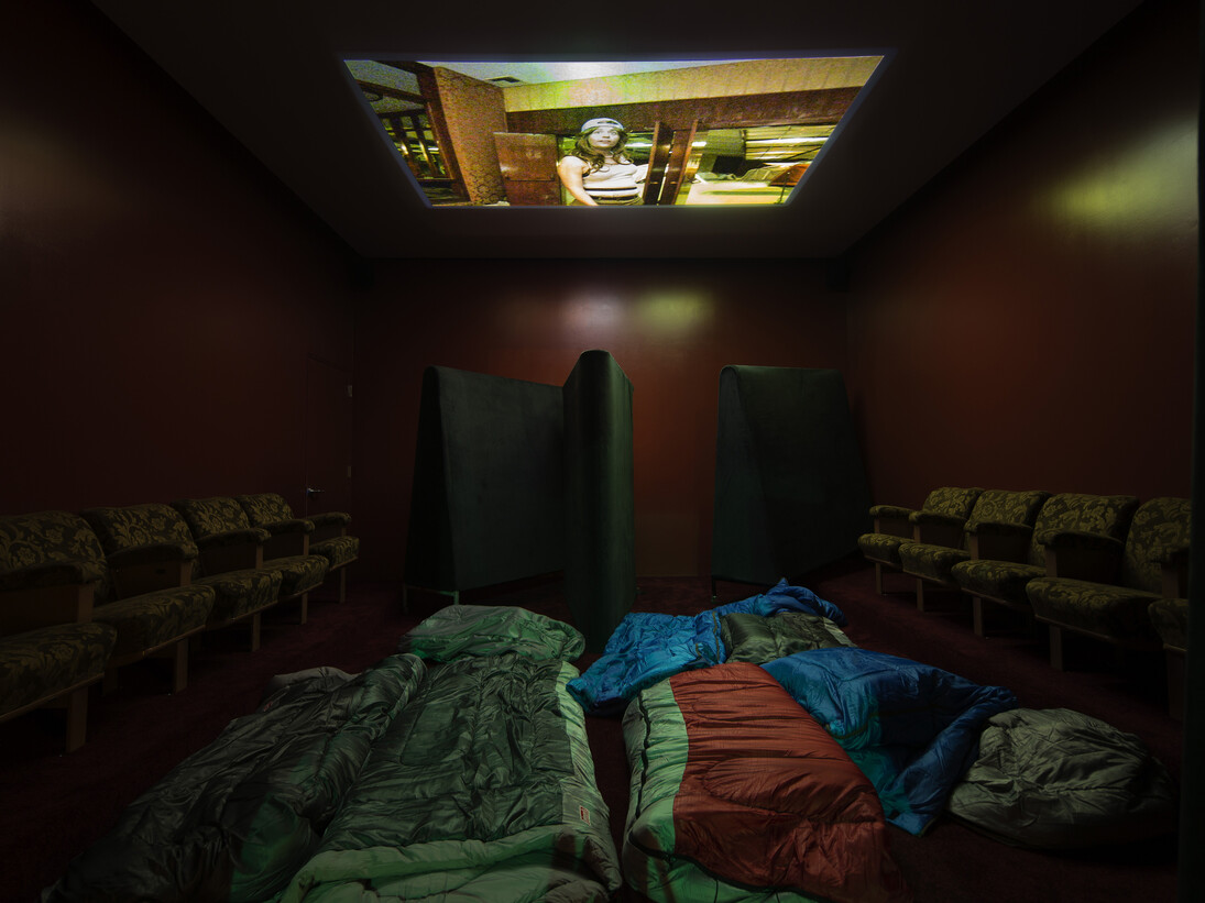 Installation view of Lizzie Fitch/Ryan Trecartin at Regen Projects, Los Angeles. Photo: Fredrik Nilsen. Courtesy Regen Projects, Los Angeles.