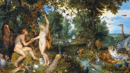 Peter Paul Rubens y Jan Brueghel el viejo, El jardín del Edén con la caída del hombre