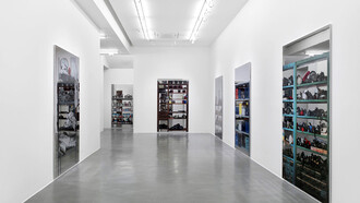 Michelangelo Pistoletto. 'Scaffali'. Simon Lee Gallery, London UK. Installation view