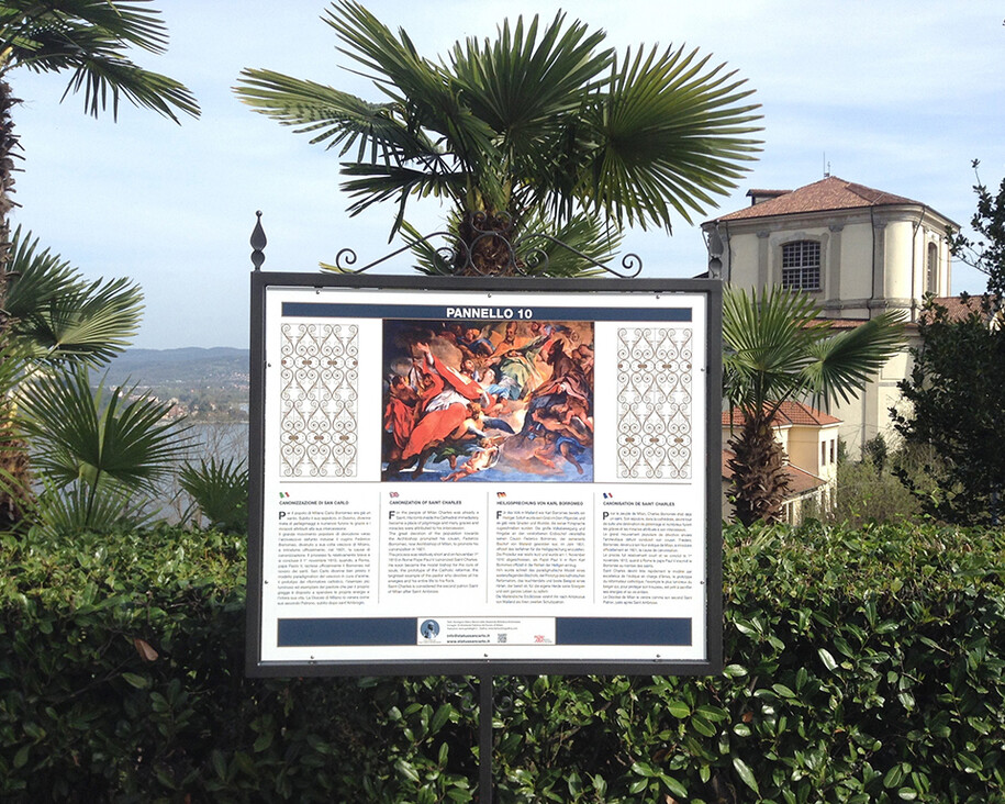 Nuovo percorso dedicato a san Carlo Borromeo. Courtesy of Parco della Statua di Arona