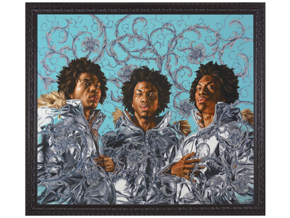 Kehinde Wiley, Triple Portrait of Charles II, 2008. Courtesy Robilant+Voena, London