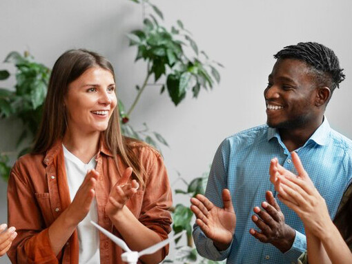 Strategic planners and logistics experts brainstorm solutions for greener packaging and smarter delivery routes to shrink the company’s environmental footprint