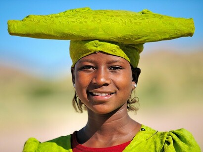 Namibia – Una ragazza di etnia Herero