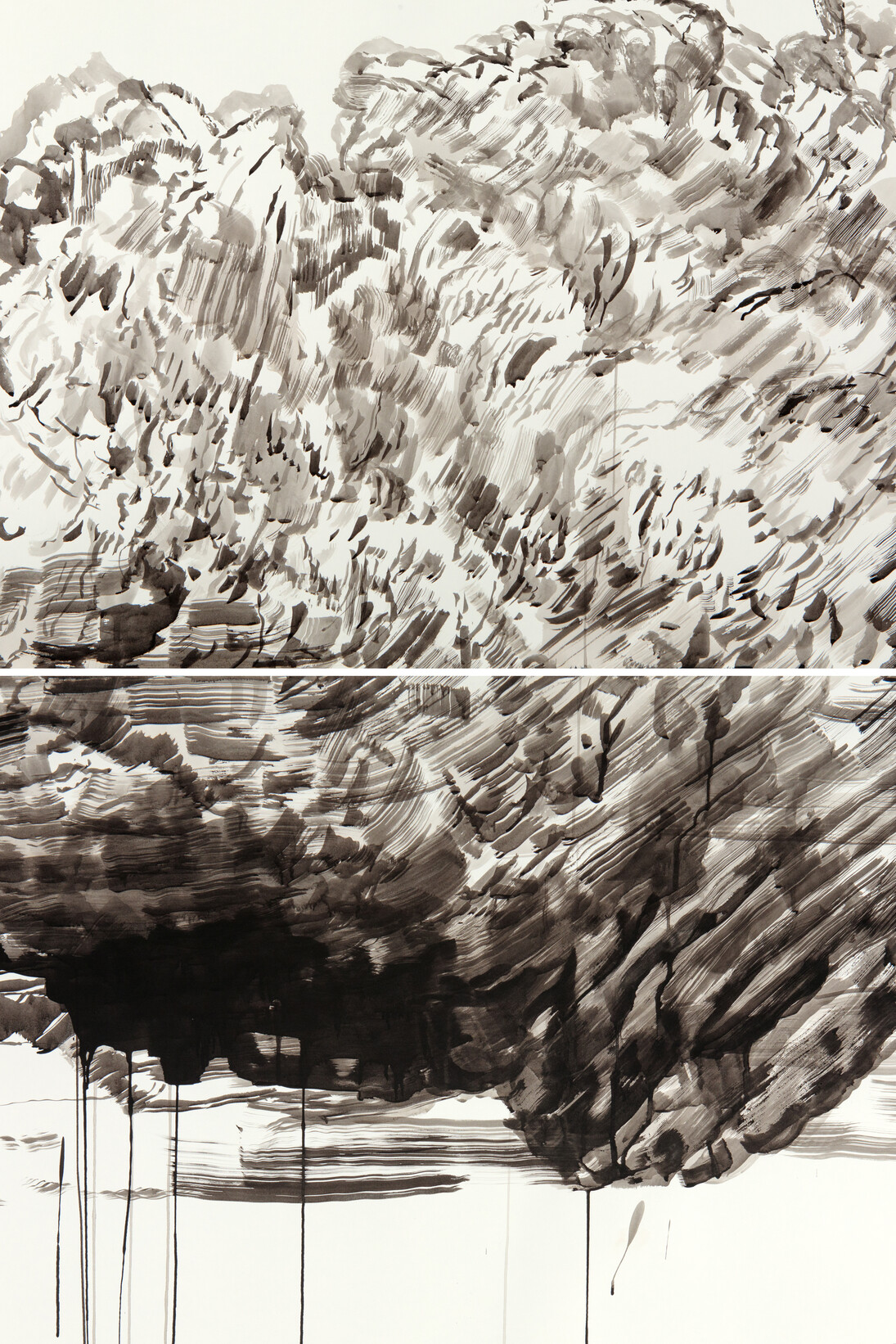 Robyn Penn, 2017, 'After the Failure of the Revolution I', Indian ink on paper (Simili Japon). 