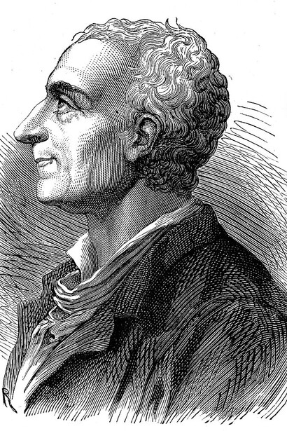 Retrato de Montesquieu, por Émile Bayard