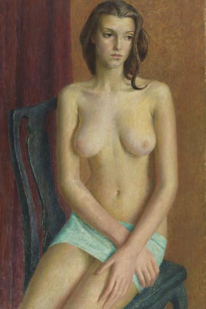 Dod Procter, Study of a Nude Girl, Seated