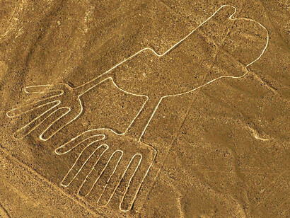 Líneas de Nazca, diseño de las manos, Perú