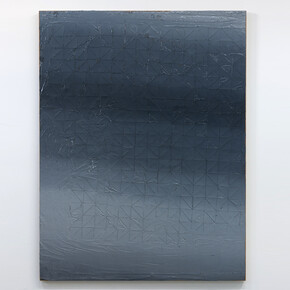 Mark Hagen, To Be Titled (Gradient Painting 45), 2014, acrylic on burlap over panel, 68 x 52 x 1.5 in. 172.72 x 132.08 x 3 © Mark Hagen, Courtesy Marlborough Chelsea