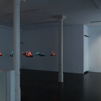 Día Muñoz, Creatures from the dimension of the unconscious, exhibition view. Courtesy of Ponce+Robles