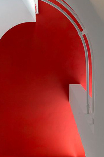 The spiral staircase in Julio Vilamajó's house gracefully ascends, its elegant curves reflecting the architect's commitment to fluid, modern design and creating a striking visual centrepiece in the home