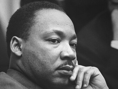 Reverend Martin Luther King, Jr. at the White House, 1966