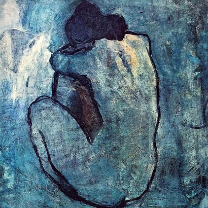 Nu azul, Pablo Picasso