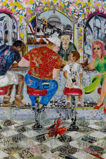 Parinaz Eleish Gharagozlou, Our hallowed house, 2024. Courtesy of Leila Heller Gallery 