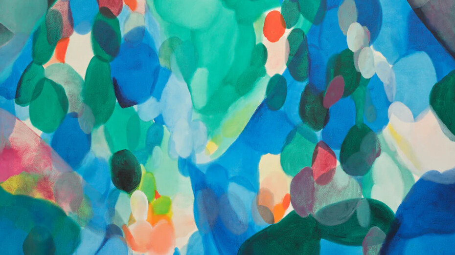 Alice Baber, Axe in the grove (detail). Courtesy of Phillips