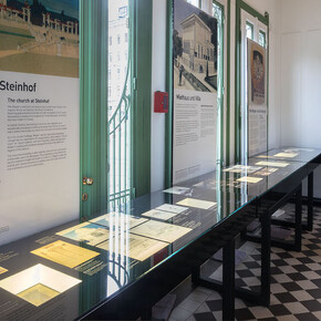 Otto Wagner Pavillons, Karlsplatz. Mit freundlicher genehmigung des Musa Museums