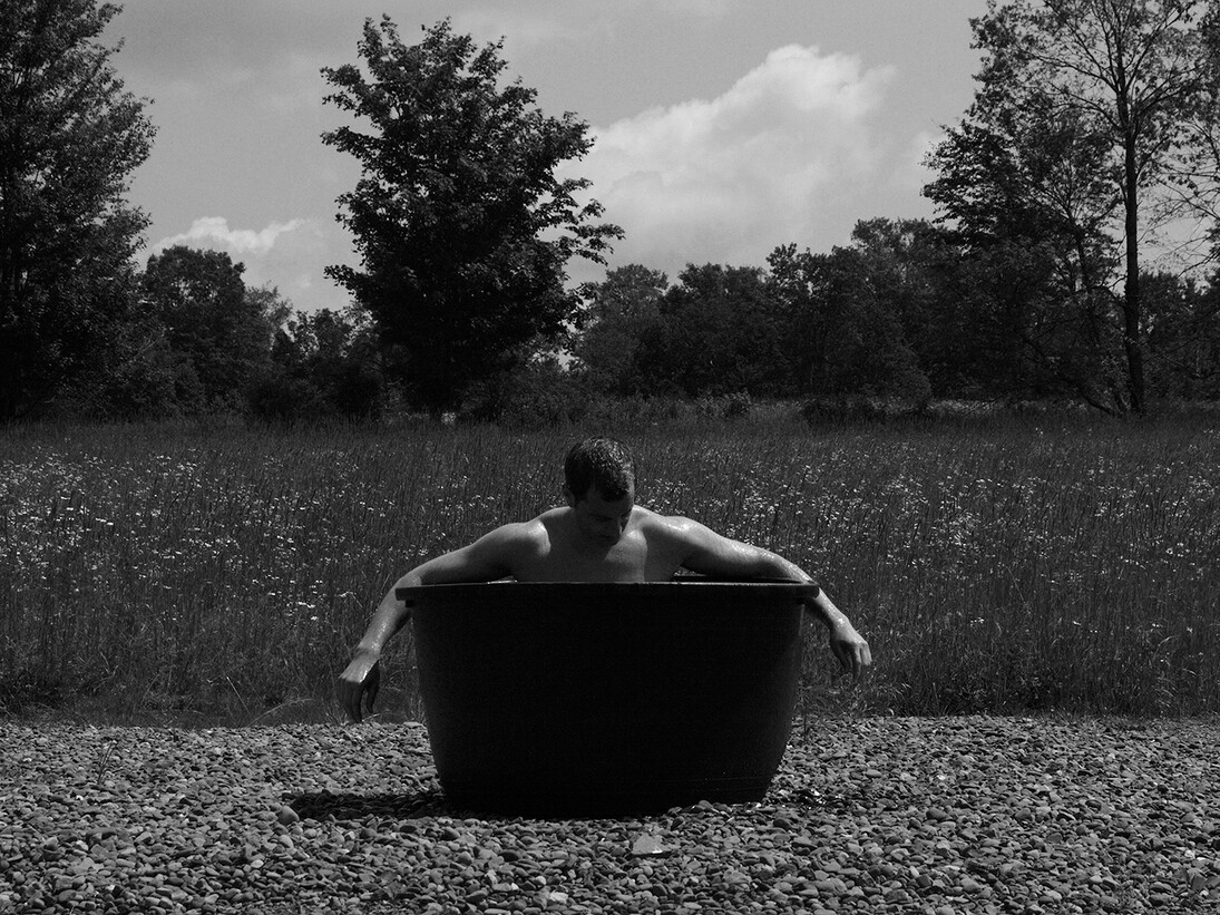 Brian Pearson, Roman in Tub, 2006, Archival pigment print