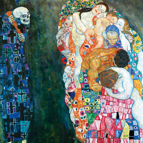 Gustav Klimt | Tod und Leben | 1910/11, umgearbeitet 1915/16 © Leopold Museum, Wien, Inv. 630