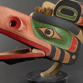 Joe Peters, Jr., Kulos. Young thunderbird mask, 1987. Courtesy of Stonington Gallery