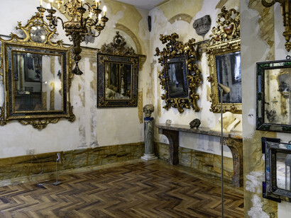 Riflessi di Narciso, vista della mostra. Per gentile concessione della Galleria Baroni. Foto di Sergio Goglia
