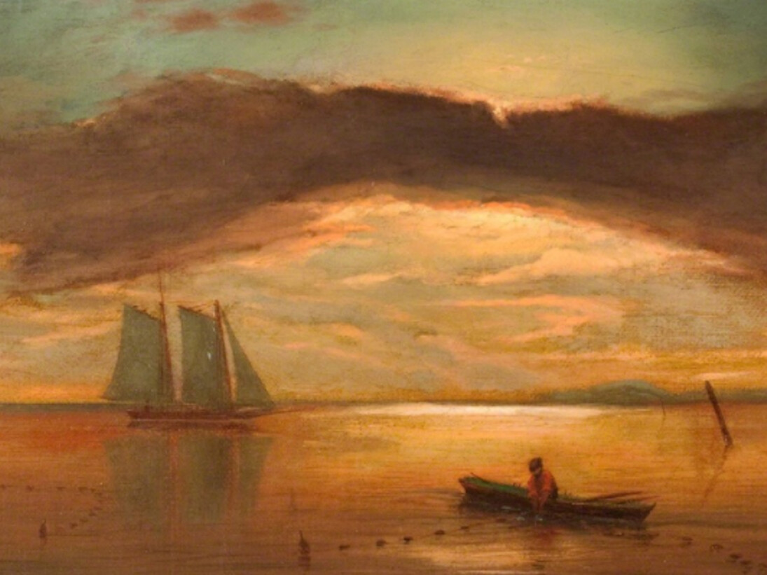 Edward Rawstorne, View Down on the Bay. Courtesy of Questroyal Fine Art