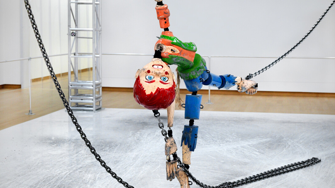 Jordan Wolfson, Exhibition view. Courtesy of Stedelijk