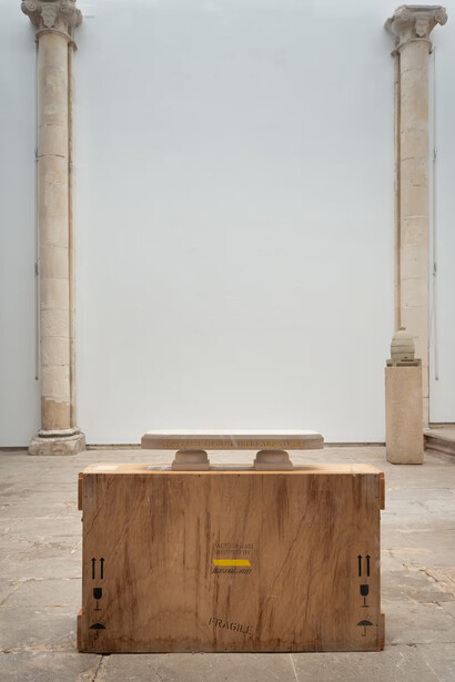 Ian Hamilton Finlay, Fragments, exhibition view. Courtesy of Kewenig Gallery