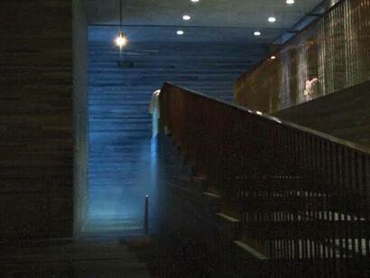Interno del complesso termale 7132, Vals, Svizzera