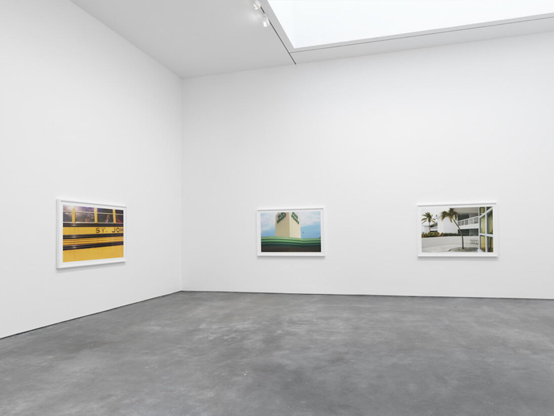 William Eggleston The Democratic Forest, Exhibition view. Courtesy of David Zwirner