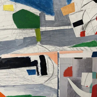 Hearne Pardee, Lawn (detail), 2026. Courtesy of Bowery Gallery