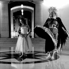 Shezad Dawood, A Mystery Play, (production still), 2010. Super 16 mm transferred to HD, 15 minutes. Commissioned by Plug In ICA, Winnipeg. Courtesy of LUX, London