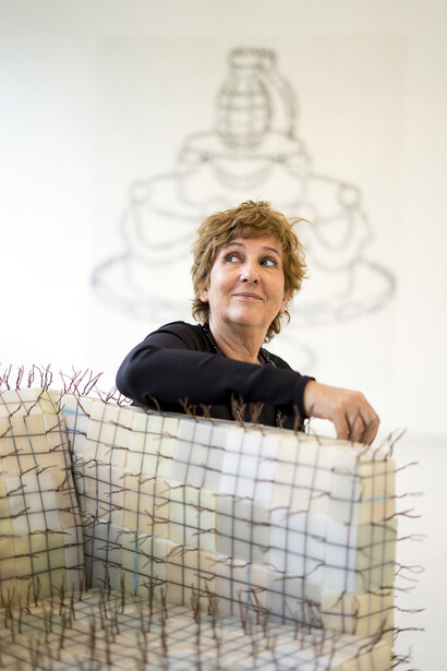 Ritratto di Silvia Levenson. Ph Marco Del Comune