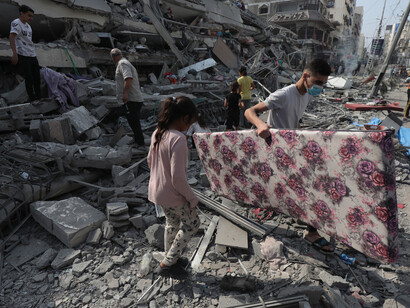 In October 2023, Israeli military actions in the Gaza Strip inflicted significant damage, leading to a humanitarian crisis that exacerbated the suffering of the Palestinian population