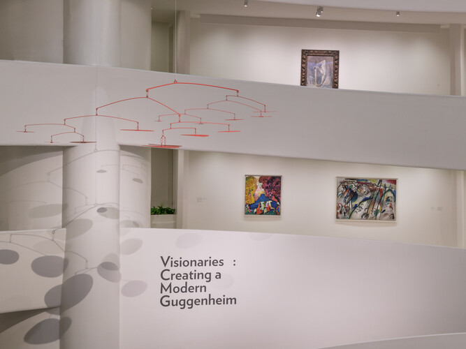 Installation View: Visionaries: Creating a Modern Guggenheim, Solomon R. Guggenheim Museum, New York, February 10, 2016–September 6, 2017
Photo: David Heald © Solomon R. Guggenheim Foundation, 2017