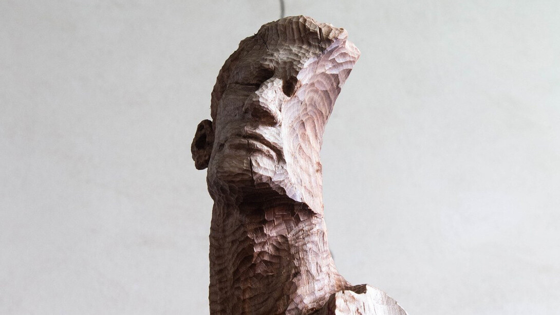 Upside down, artwork in exhibition. Courtesy of Leila Heller Gallery