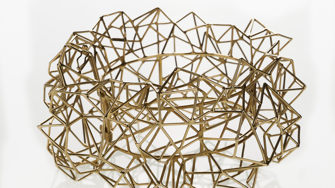 Giorgio Vigna Collezione I Segmenti edita da Cleto Munari 1988, bracciale oro