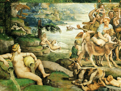 Giulio Romano. Le sorgenti del Lete, il fiume che aiutava a dimenticare