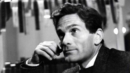  Foto di Pier Paolo Pasolini durante le riprese de "Il vangelo secondo Matteo"