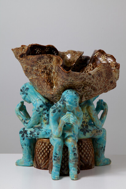 Carol McNicoll, 'Trio' (2014) image © Philip Sayer, courtesy of Marsden Woo Gallery