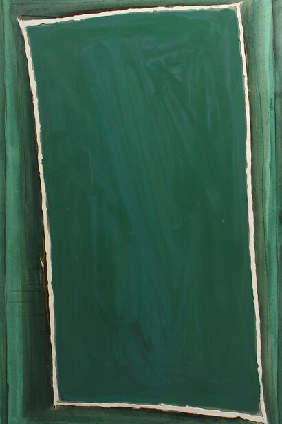 Bozenna Biskupska, Big Cage IV, 2006, oil on canvas, 185x120cm. Courtesy the artist