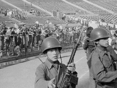 Soldados chilenos durante el Golpe de Estado en 1973