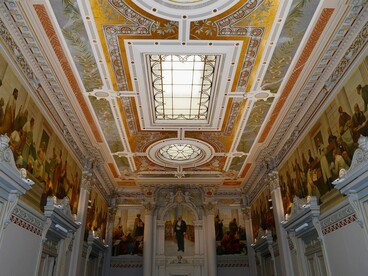 Sala de Actos na Faculdade de Medicina, Lisboa, Portugal