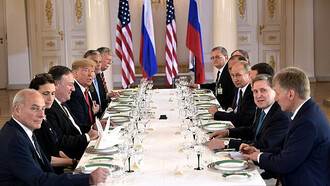 Vladimir Putin & Donald Trump meeting in Helsinki