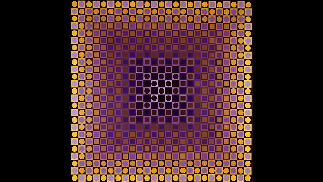 Vasarely. Courtesy of Centre Pompidou